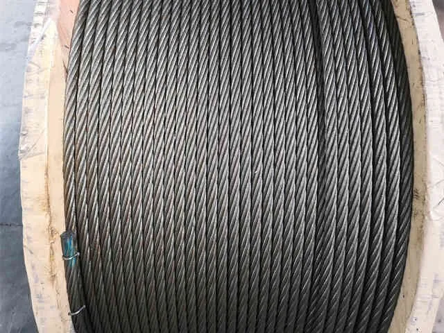 Wire rope 6x36 Warrington-Seale, IWRC, galvanized