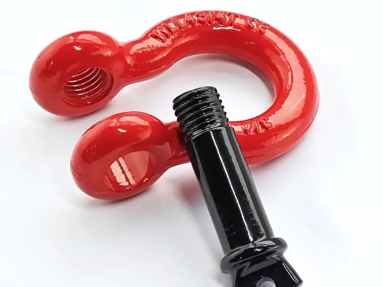 Bolt-type anchor (bow) shackle, US type G2130, hot-dip galvanized