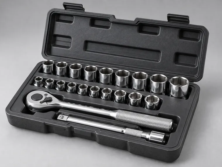 Socket set 1/2" drive, standard